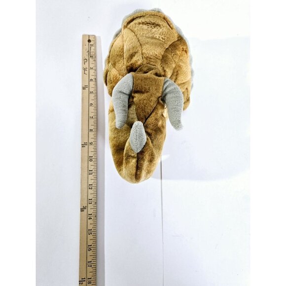 K&M 2003 Triceratops Hand PUPPET Realistic Head Plush Pretend Play Dinos… - Picture 8 of 8